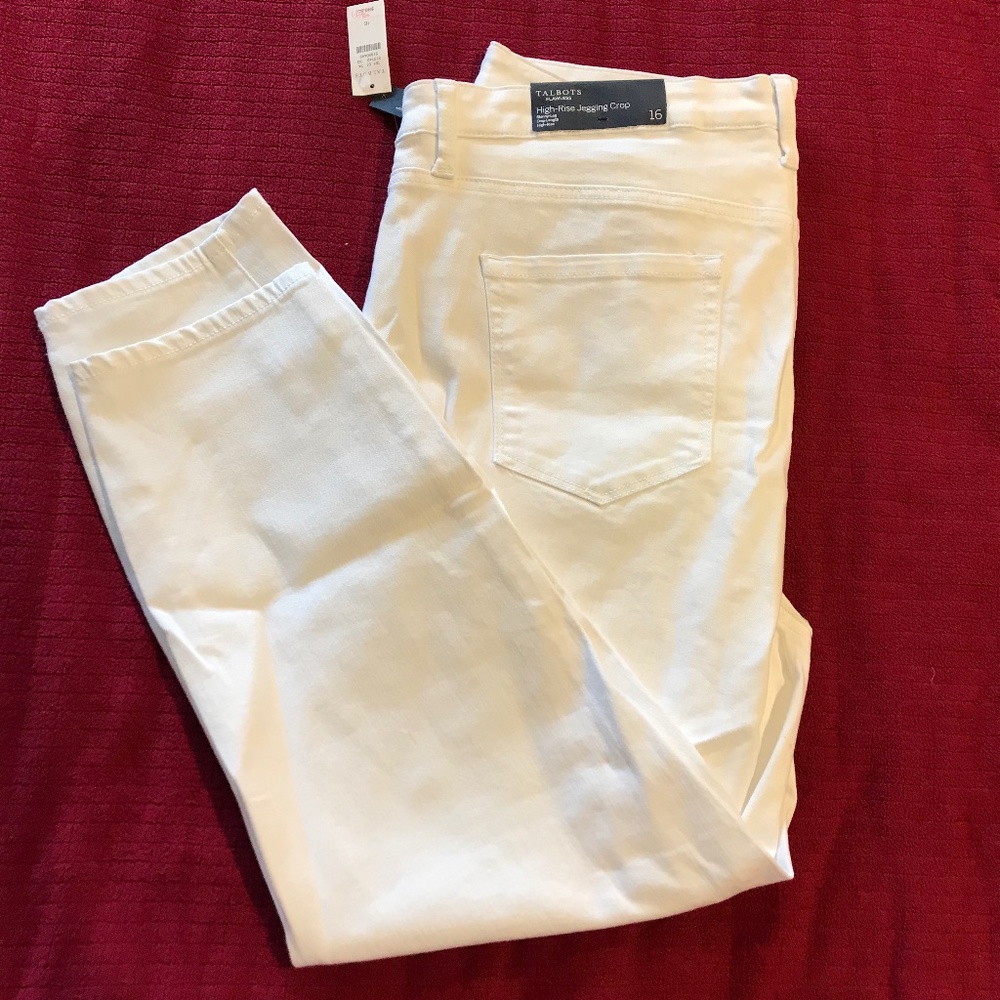 Talbots high  rise jeggings crops